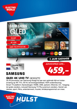 Samsung QLED 4K UHD TV QE50Q7F2
