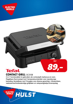 Tefal CONTACT GRILL GC5108