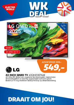 LG 43 inch QNED TV 43QNED87A6B