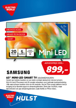 Samsung 65 inch Mini-led SMART TV UE65M82HAUXXN