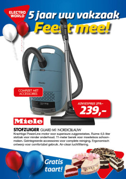 Miele Stofzuiger GUARD M1 NORDICBLAUW