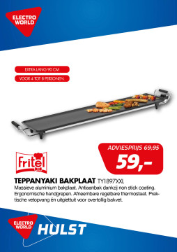 Fritel Teppanyaki bakplaat TY1897XXL