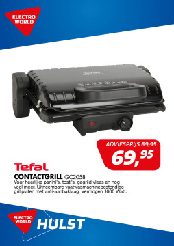 Tefal CONTACTGRILL GC2058