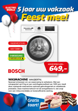 Bosch wasmachine  WAN28097NL