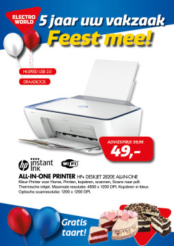 HP ALL-IN-ONE PRINTER HP+ Deskjet 2820E All-in-One