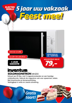 Inventum SOLOMAGNETRON MN205