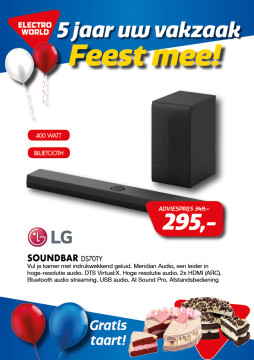 LG SOUNDBAR DS70TY